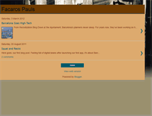 Tablet Screenshot of blog.facarospauls.com